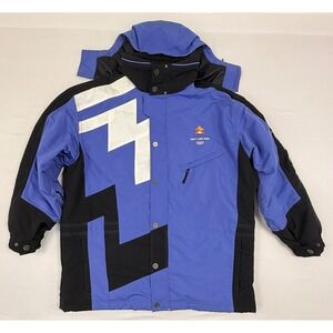 Vintage Winter Olympics Marker Jacket Ski Coat Size 2XL Salt Lake City 2002